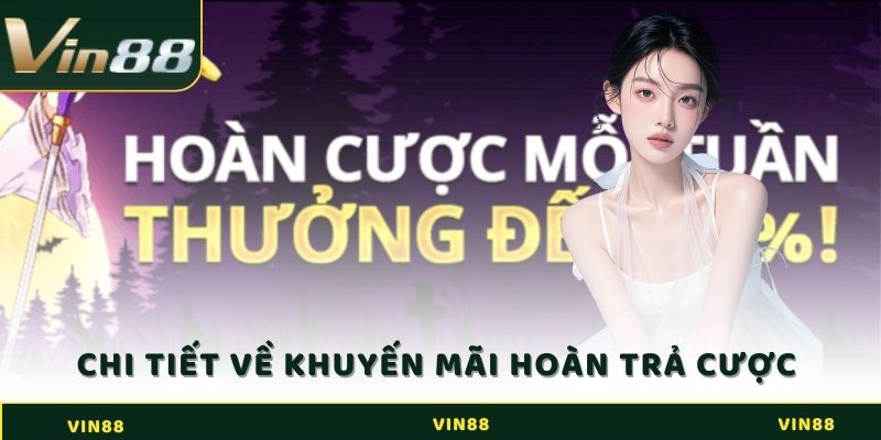 Chi tiết về khuyến mãi hoàn trả cược tại Vin88